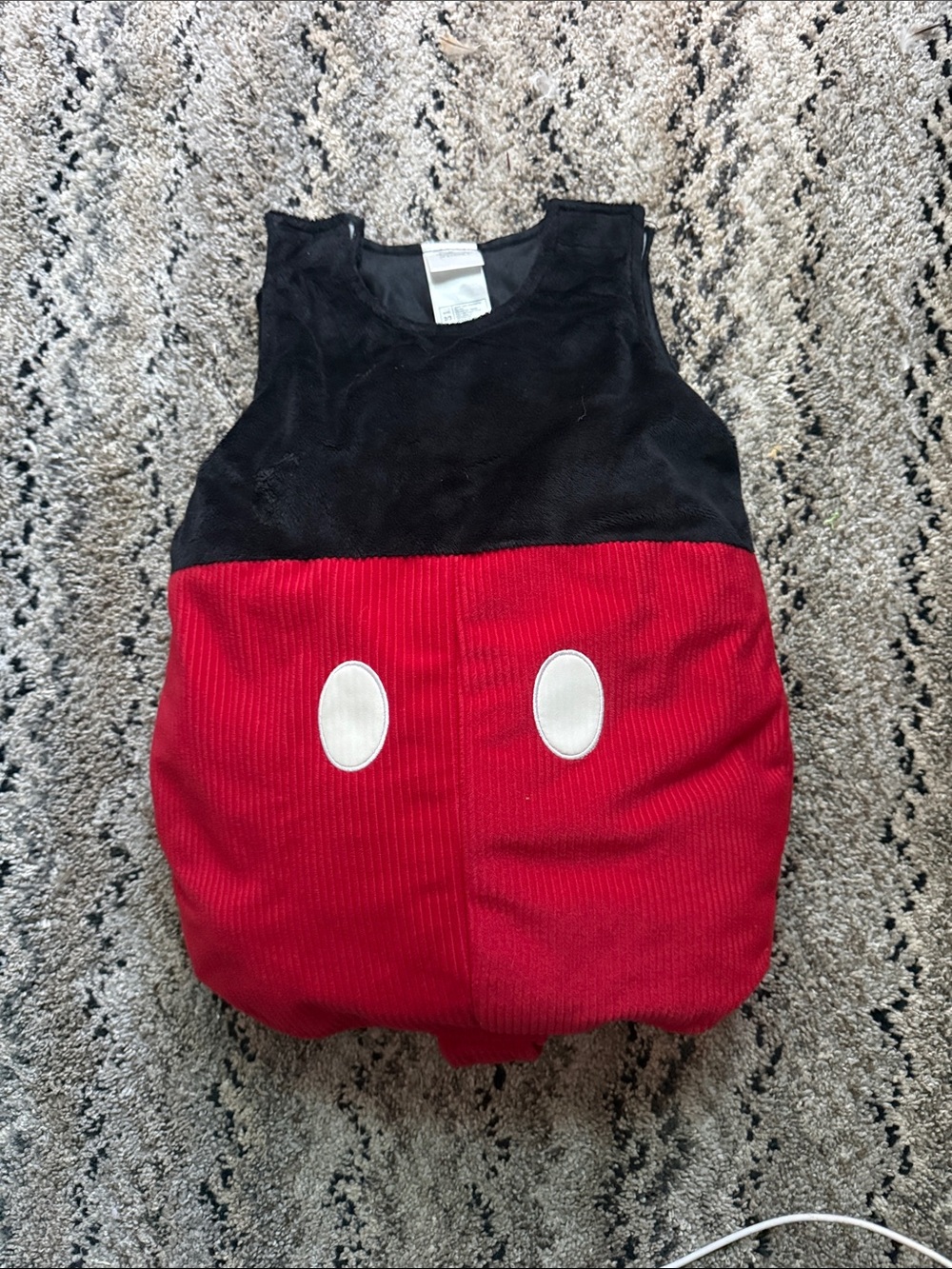 Disney Black and Red Classic Mouse Costume